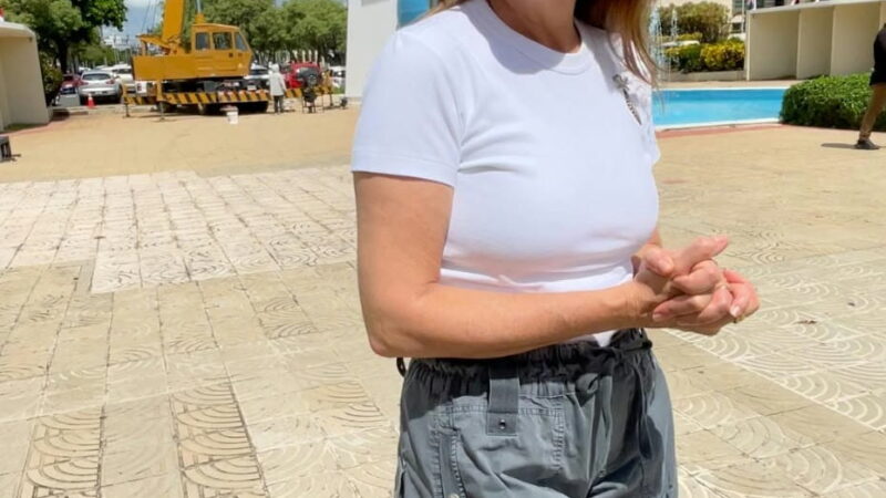 Carolina Mejía supervisa mantenimiento de las obras en la capital