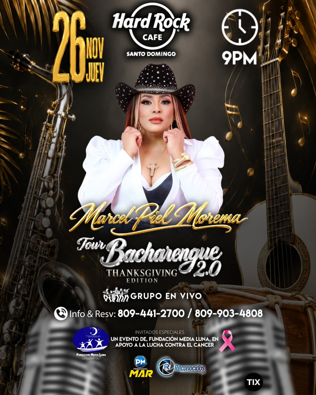 Marcel Piel Morena regresa a Hard Rock Cafe con su Tour Bacharengue