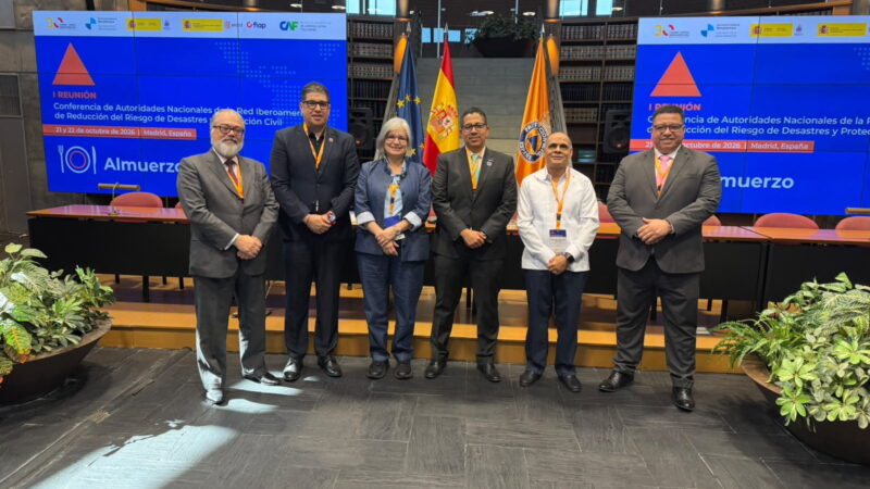Director Carlos Paulino participa en encuentro iberoamericano de Protección Civil en España