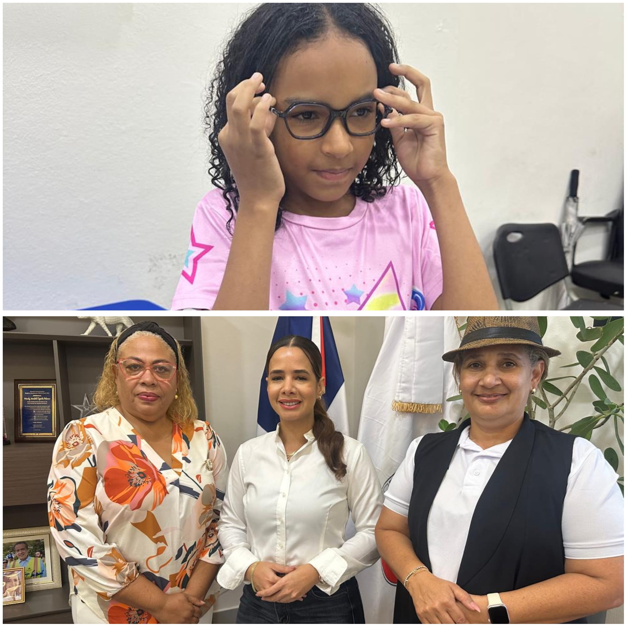 Junta Municipal de San Luis, Concejo de Vocales y Fundación Denfi realizan operativo de salud visual para niños