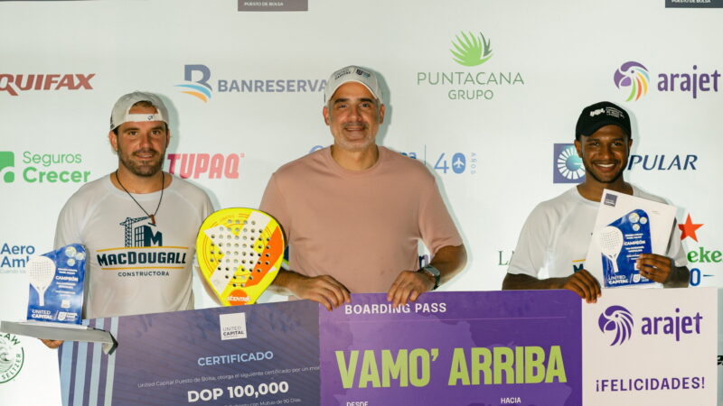 Punta Cana vive la emoción de la tercera parada del United Capital Padel Tour