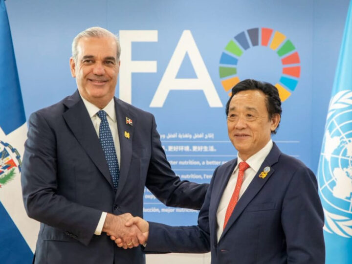 Director general de la FAO informa que el presidente Luis Abinader recibirá la Medalla Agrícola, la más alta condecoración otorgada por el organismo internacional por sus aportes a la seguridad alimentaria y la lucha contra el hambre