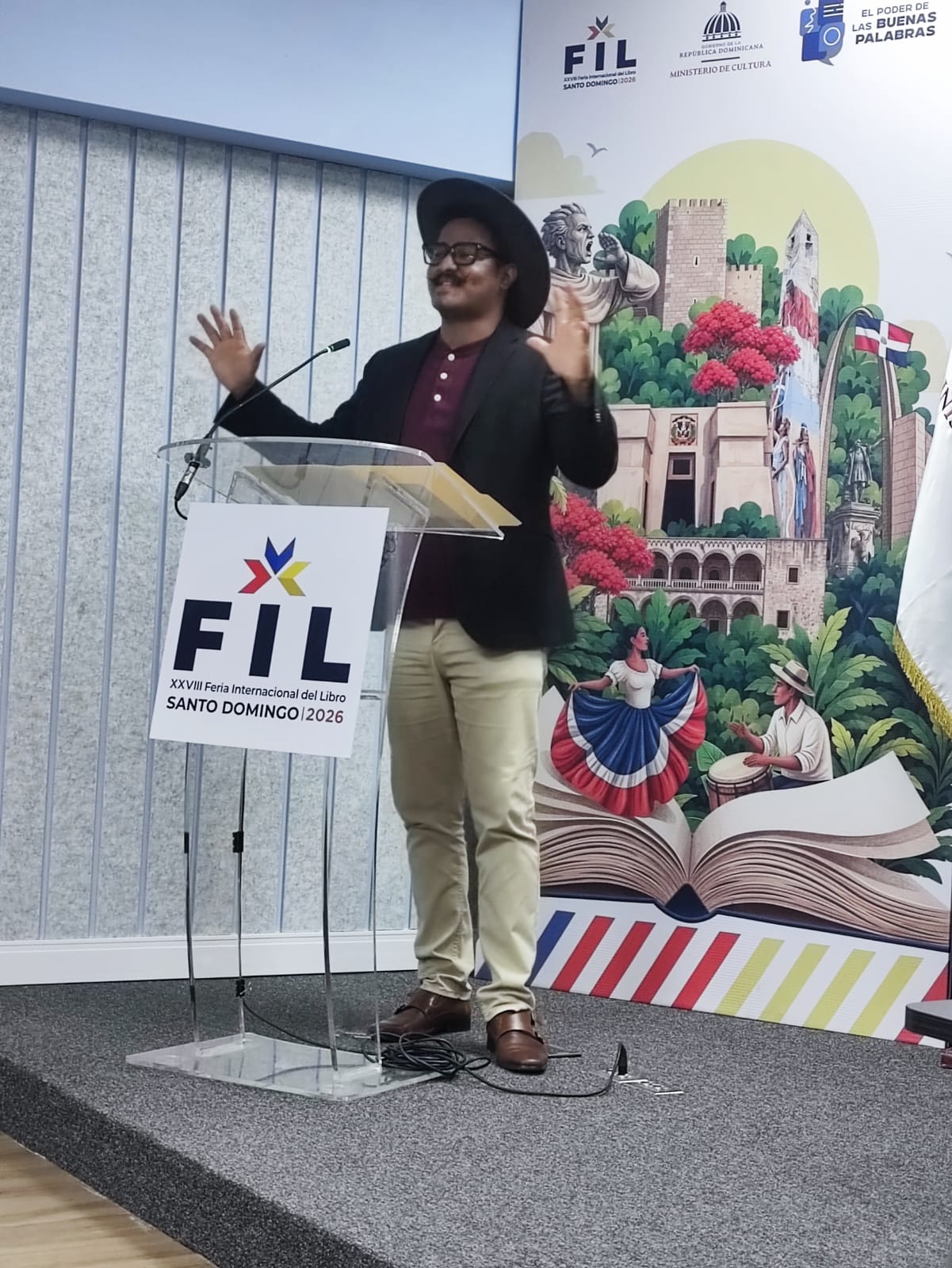 Samy Pérez llama a fortalecer los espacios culturales para la juventud dominicana