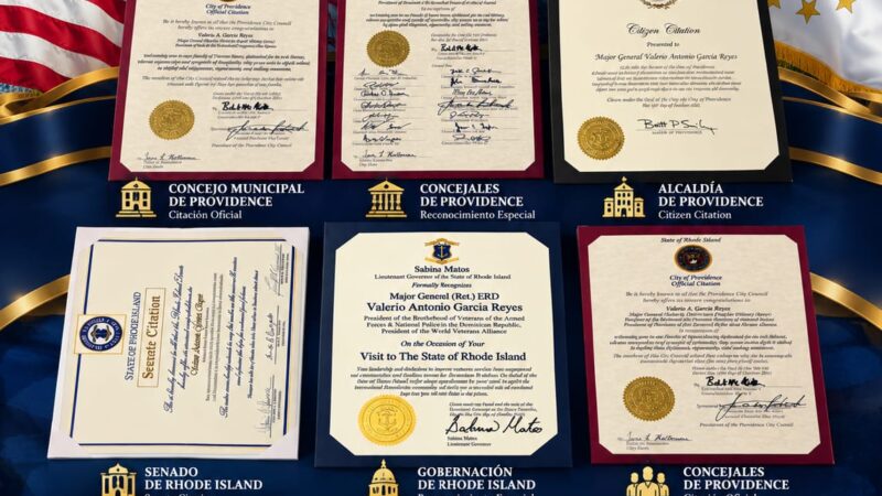 Autoridades de Rhode Island reconocen el liderazgo del presidente de la Hermandad de Veteranos 