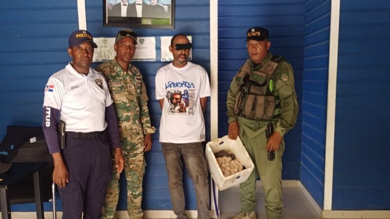 SENPA ocupa 126 huevos de tortuga carey en operativo en Isla Saona